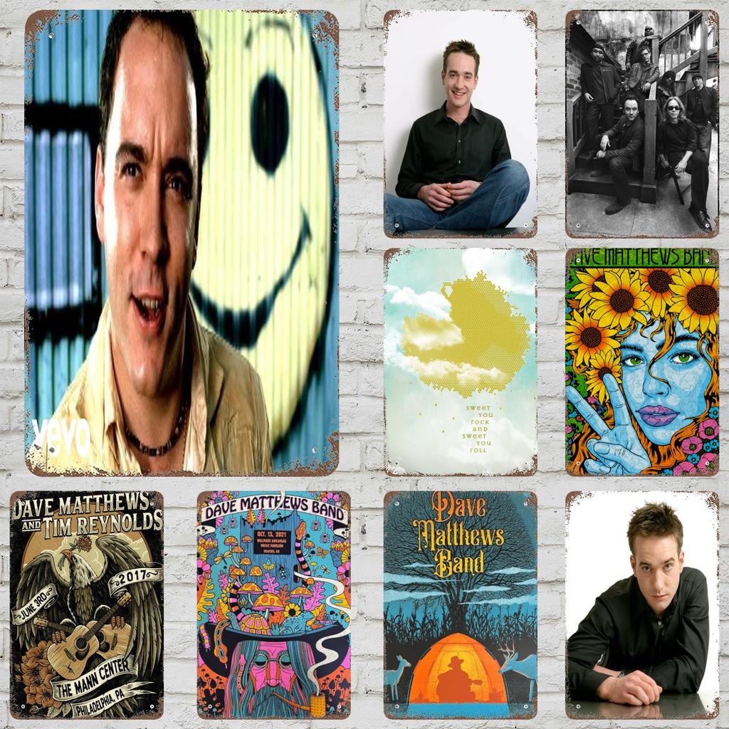 dave matthews band Metal Signs wall decor Vintage Tin Signs Captain Metal Poster Decor for Bar Pub Club Wall Decoration