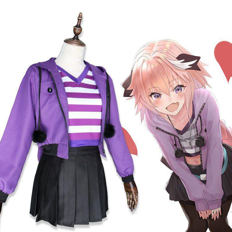 Яркий Косплей Костюм Женский Фа Райдер Астольфо из Fate/grand Order Apocrypha Идеально Подходит Для Тематических Вечеринок