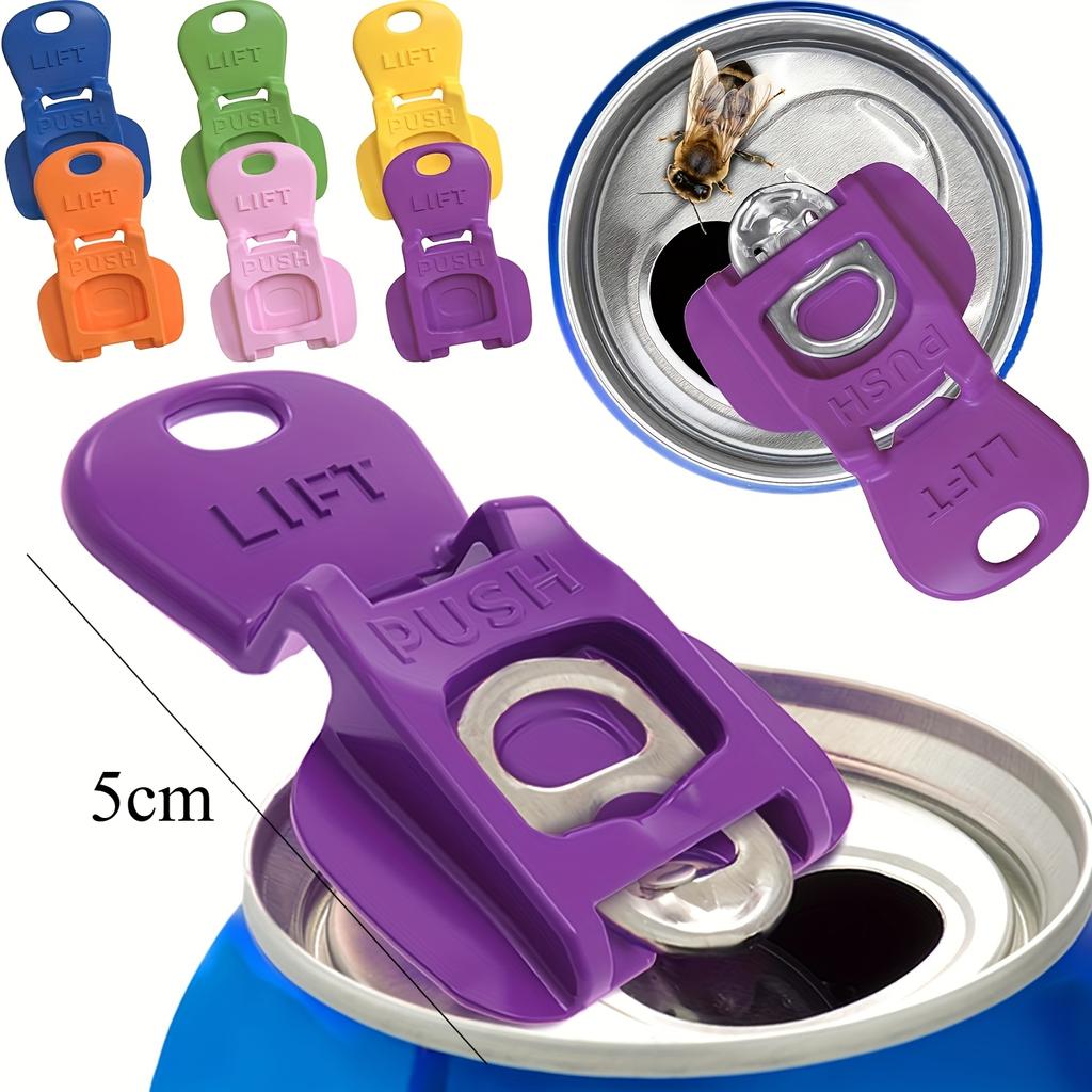 12 шт. Пластиковые открывалки для банок для напитков для разных случаев - Инструменты для легкого подъема и нажатия на язычок для содовой и безалкогольных напитков, Пыле- и насекомостойкие, Идеальны для свадеб