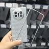 Carbon Fiber Aramid Phone Case Mate X5 Slim Luxury Protective Cover 3K Glossy Finish