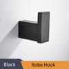 Matte Black Stainless Steel 304 Towel Ring Robe Hook Toilet Brush Holder Towel Bar Bathroom Accessories Set Paper Holder 610000R