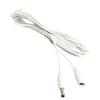 Dc Power Extension Cable 12V White Cable Connector 1M 2M 3M Extender Cord 2.1X 5.5Mm Female To Male For Led Strip Camera