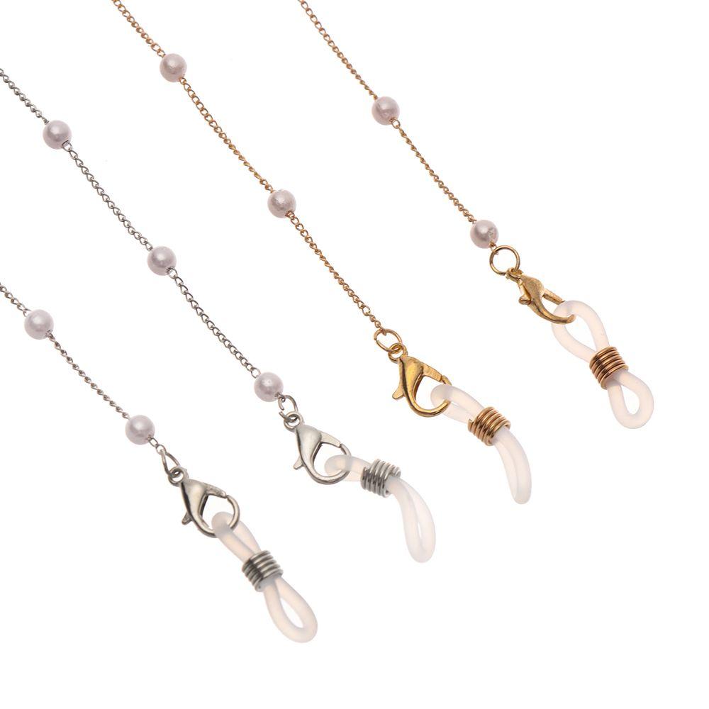Pearl Beads Reading Glasses Eyeglass Lanyard Glasses Chain Glasses Necklace Eye Wear Accessories