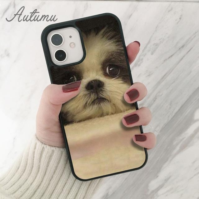 Чехол для телефона с собакой Ши-тцу для iPhone 11, 12, 13, 14 Pro Max mini X XR XS SE 2020, 5, 6S, 7, 8 Plus, Samsung Galaxy S21 S22, чехол