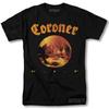 Футболка Coroner R.I.P Thrash Metal Рок Концерт Тур Мерч Винтажная Графическая Футболка Унисекс Футболка