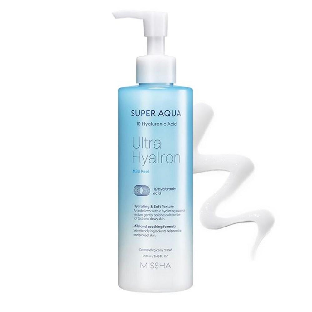 MISSHA Пилинг-гель Super Aqua Ultra Hyalon Mild Peel 250 мл, 2 шт.
