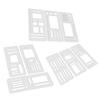 1/2/3 Sets Handmade Flexible Record Template DIY Scrapbooking Dot Grid Journals Planner Flexible Drawing Checklist Stencils Tools