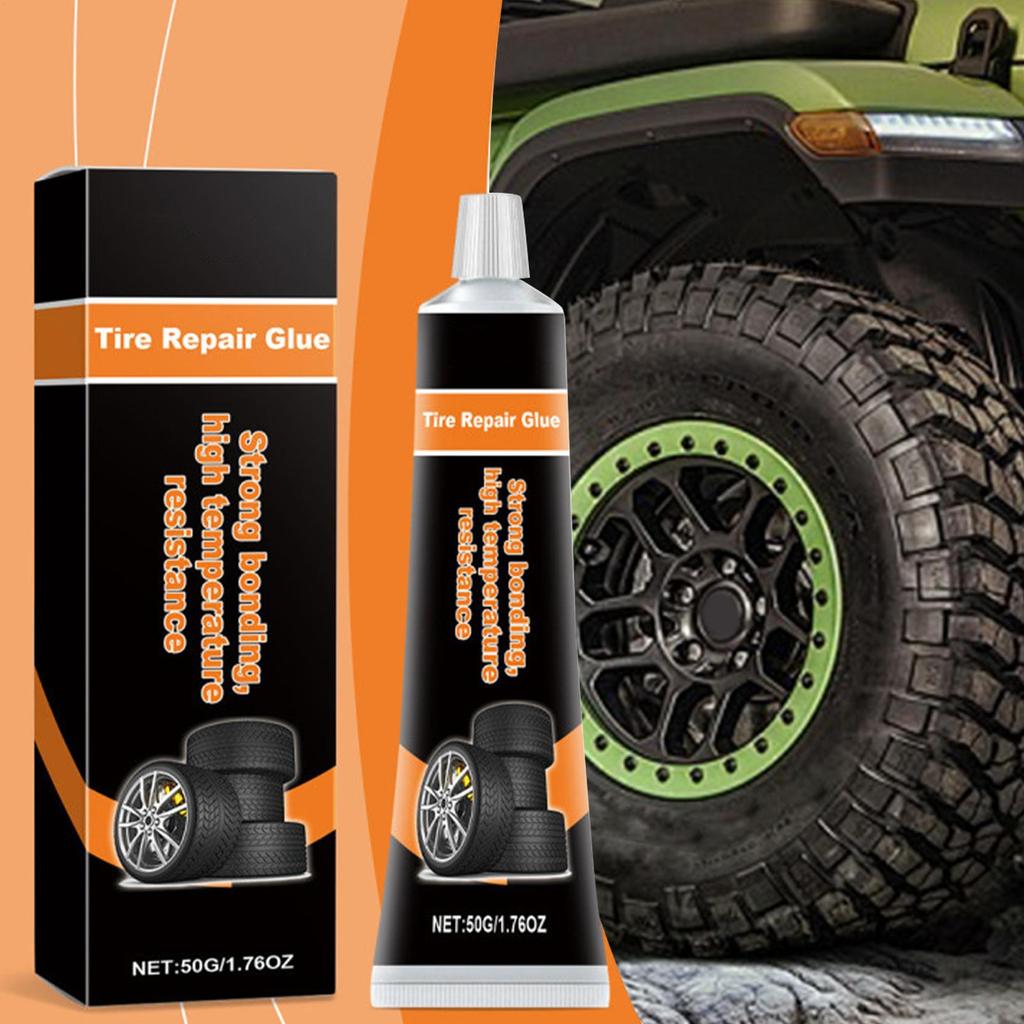 Tire Repair Glue 50g Quick-Dry Waterproof Rubber Cement Tire Repair Adhesive Sidewall For Auto Car Motorcycle Bike RC Truck