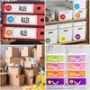 100Sheets 1-100 Labels Number Stickers Self-adhesive Nail Polish Color Sorting Stickers  Nail Salon