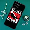 Scuba Diving Quote Case For Oppo A17 A15 A40 A60 A80 A16 A76 A96 A18 A38 A58 A78 A98 A91 A57 A74 A94 A54S Cover