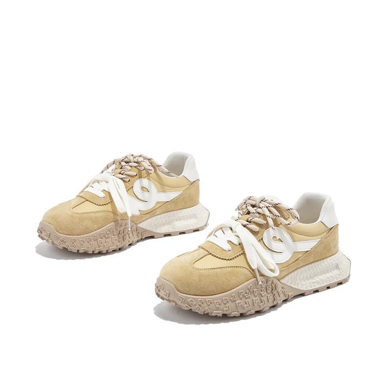 2025 шнуровка клей плоский каблук ретро стиль Гонконг мода повседневная обувь тренд платформа ниша низкий верх обувь Форрест Гамп