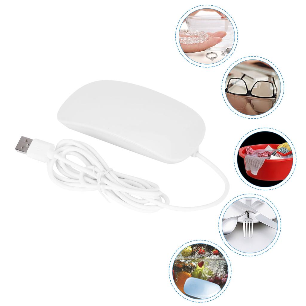 Mini Washing Machine Portable Electric Ultrasonic Automatic Traveling Laundry Washer USB Powered