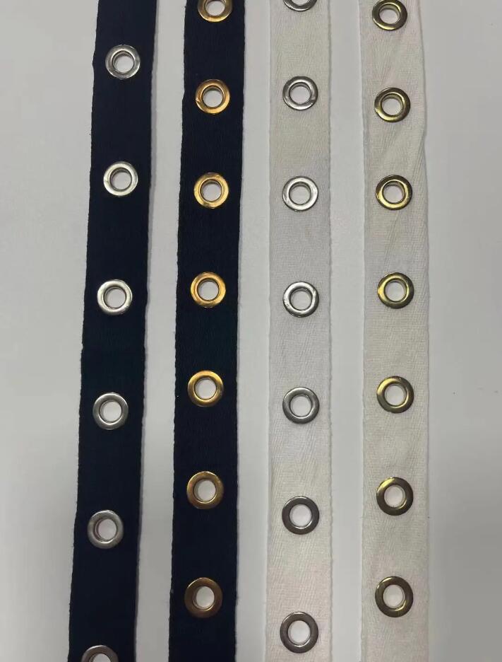 4 метра/партия, ширина 2 см/2,5 см, хлопковая тесьма с перфорированным кольцом, плоский хлопковый ремень, кружевной ремень для одежды, аксессуары, декоративная тесьма