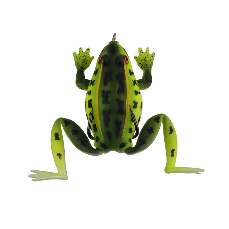 Мягкая приманка Thunder Frog: Наживка для жабы 6,5 см/19 г в фирменной упаковке для черной рыбы