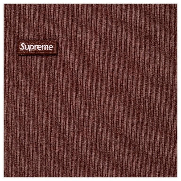 Supreme Small Box Zip Up Hooded Sweatshirt Brown (26FW)