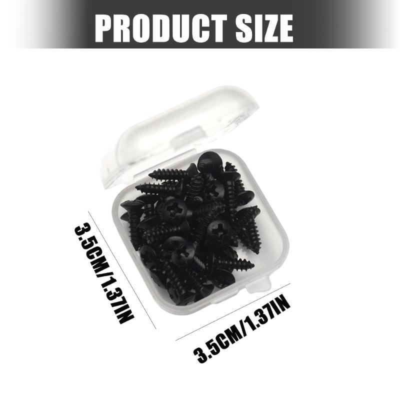 Precisions Bass Guitar Screws Pickguard Mounting Hardware Anti Corrosion Metal Bulk Replacement Bass Screws