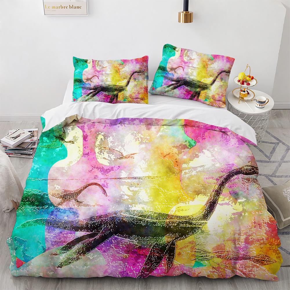 Classic Stylish Twin Housse De Couette Dinosaur Bed Dropship Home Textile Adults Children Winter Sets Size Quilt