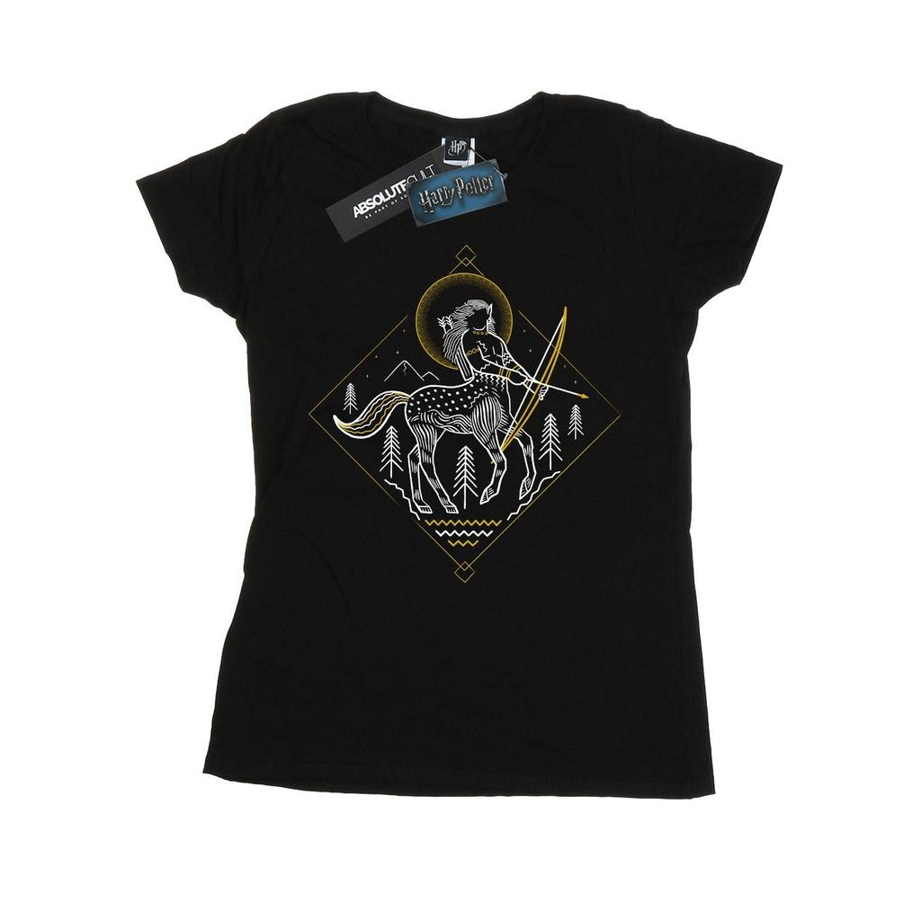 Harry Potter Womens/Ladies Centaur Line Art Cotton T-Shirt
