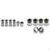 10 Pairs Crankset Bolts Chainring Chainwheel Bicyle Corrosion-resistant Silver-B C High