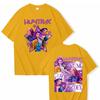 KPop Demon Hunters printed T-shirt casual round neck top short sleeved shirt 5989
