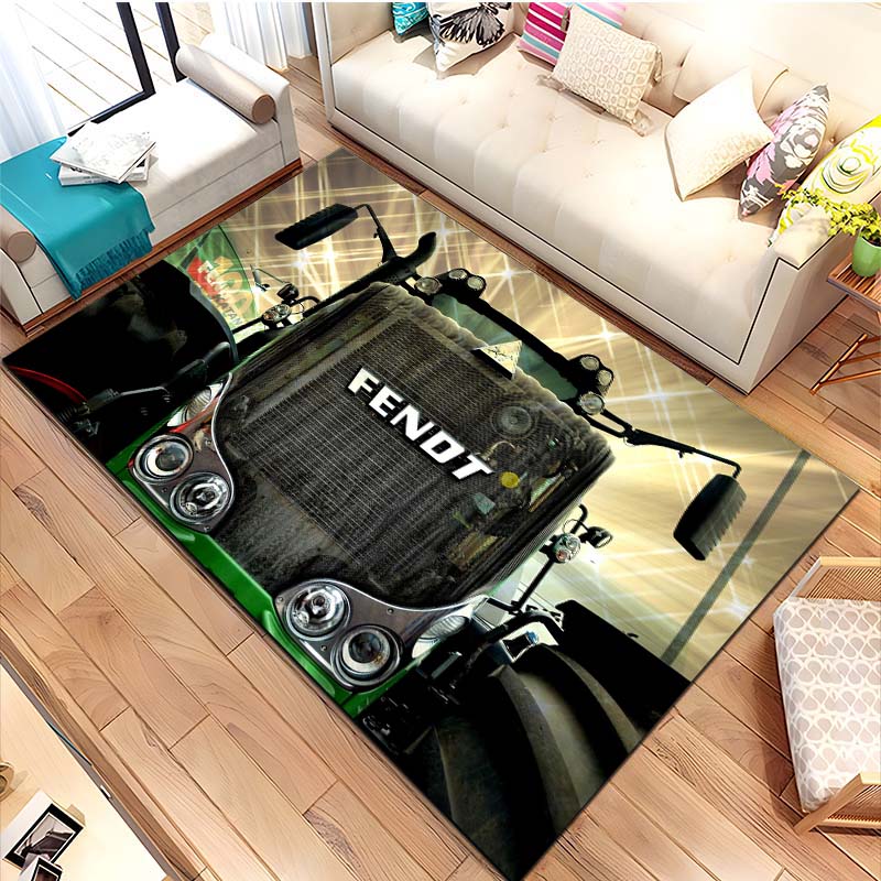 Большой трактор F-Fendt Ковер для гостиной, спальни, дивана, прихожей, домашний декор, противоскользящий коврик, ковер для зоны, коврики для гардеробной