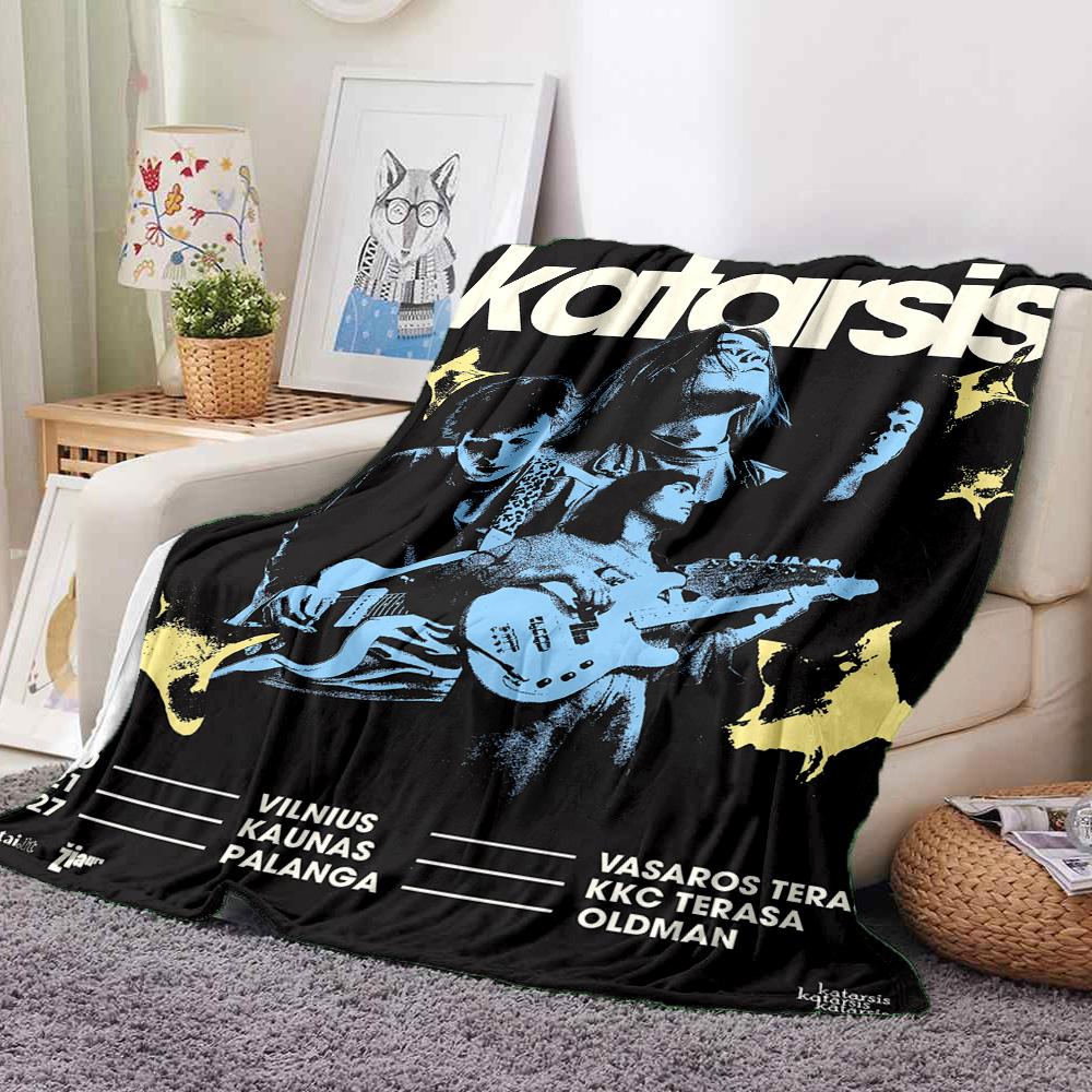 Katarsis Tour Flannel Blanket Throw Blanket Soft Warm Sofa Bed Camping home Decor Unique Christmas Gift C9261586