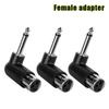 XLR to 6.35mm Audio Adapter Right Angle for Superior Sound Quality Professional Use