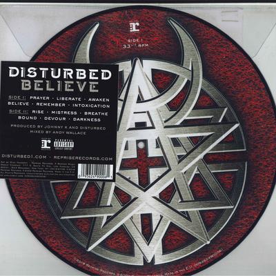 LP Пластинка DISTURBED - Believe (Пикчер-диск) 093624900061 Reprise Records 2019 US Рок