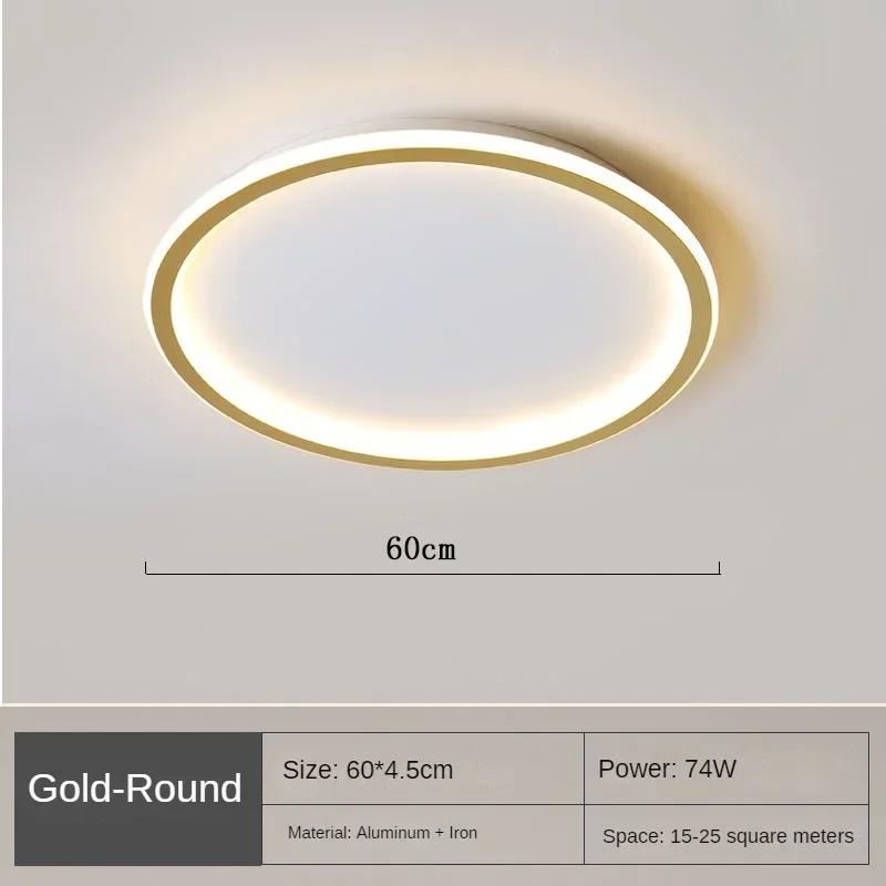 Светодиодная потолочная люстра Nordic Simple Round Ceiling Lights Living Room Dining Room Bedroom Corridor Home Indoor Nordic Lamps Lighting