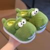 Children's Autumn and Winter Cute Velvet Thick-soled Household Cotton Slippers