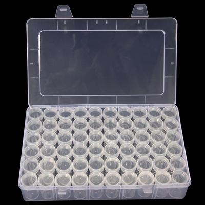 Пластиковый ящик для хранения бусин алмазной живописи на 60 ячеек