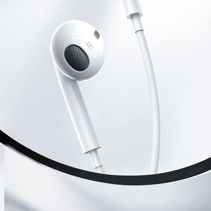 VAORLO Наушники с цифровым чипом Type-C, совместимые с HD-микрофоном для Samsung Xiaomi Huawei, гарнитура с интерфейсом Type-C