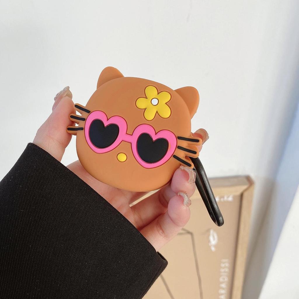 Чехол для наушников с милым котом для Galaxy Buds FE Samsung Galaxy Buds Pro Galaxy Buds 2 Pro Buds Live Galaxy Buds2, защитный чехол для беспроводных наушников