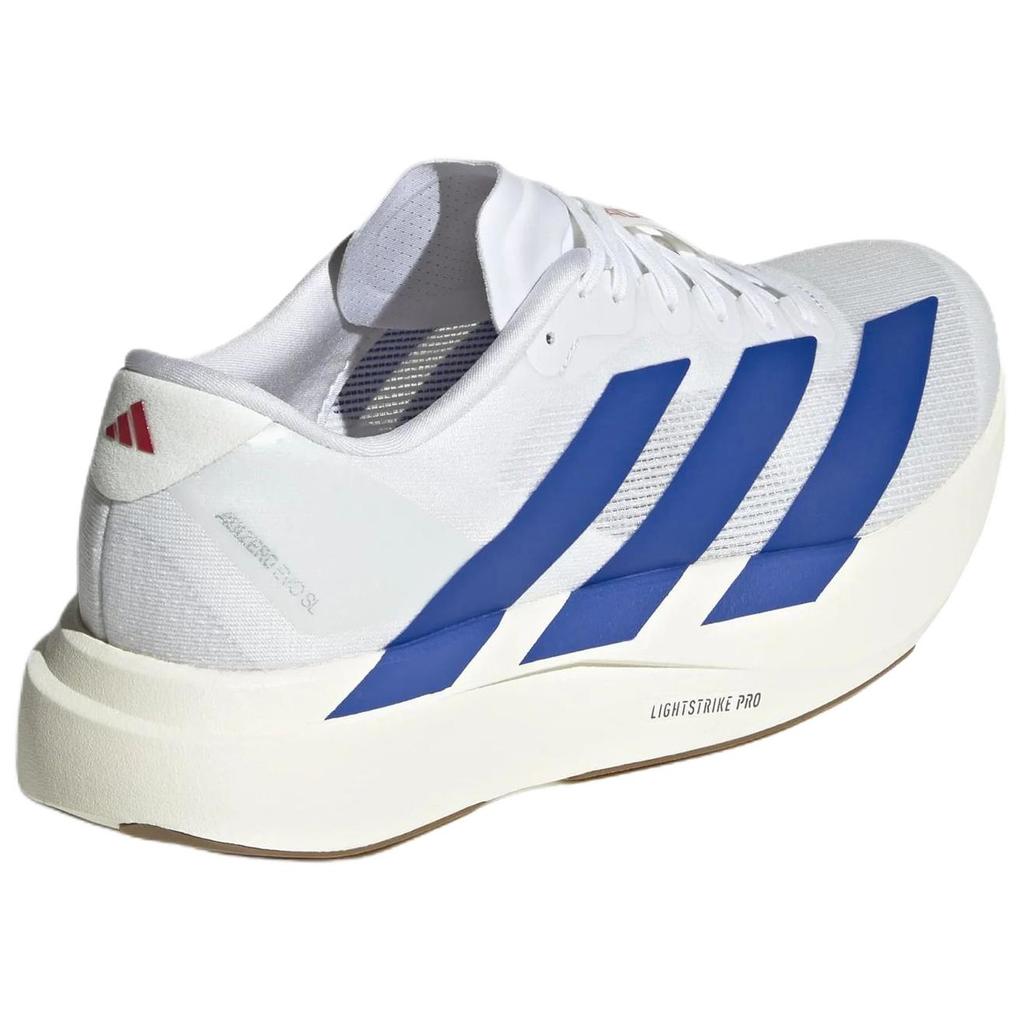 Adidas Adizero Evo SL White Royal Blue Men Sneakers Cloud-White Pure-Ruby JS4494