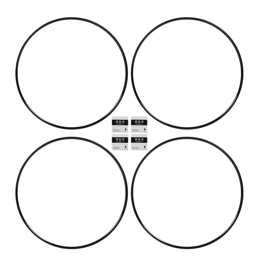 4Pcs Wheel Rim Protector Strip Scratch Resistant Stylish Look Adhesive Installation Wheel Hub Rim