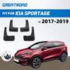 Set Molded Car Mud Flaps For Kia Sportage 2017 2018 QL Mudflaps Splash Guards Mud Flap Mudguards Fender Front Rear Styli