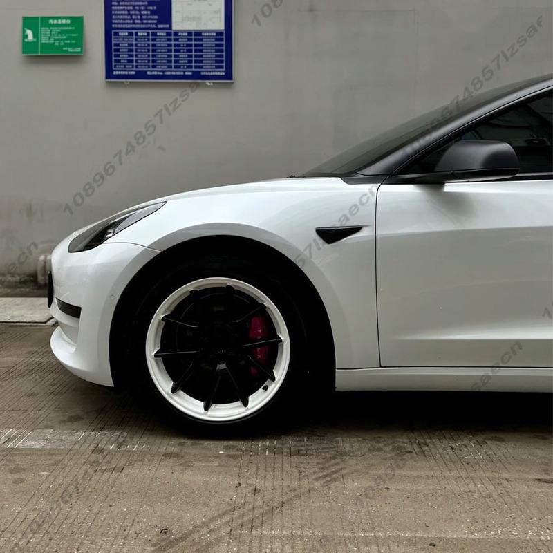 4 шт. Колпак ступицы автомобиля Для Tesla Model 3 2017-2023 18-дюймовый колпак колеса Замена Колпак ступицы колеса автомобиля Полное покрытие диска Аксессуары