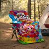 1pc Lalaloopsy3 Theme Blanket - Digital Print, Polyester, Cozy for All Seasons, Perfect for Outdoor, Camping, and Travel