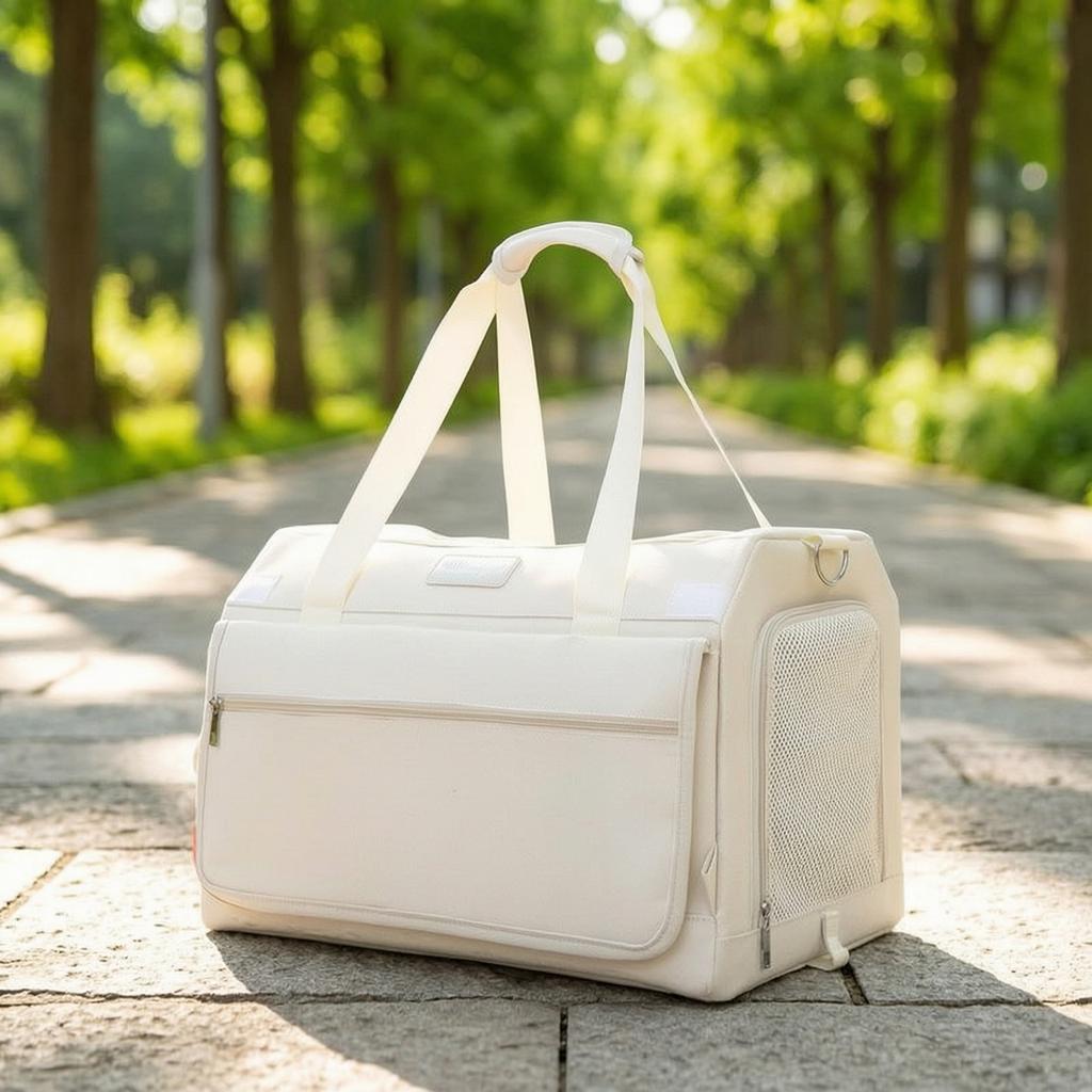 Pet Carrier with Front Pocket Safe Soft-Sided Pet Carrier Comfortable Tear-Resistant for Cat Owners, Vet Visits