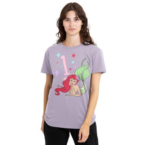 The Little Mermaid Womens/Ladies Ariel 1st Birthday T-Shirt