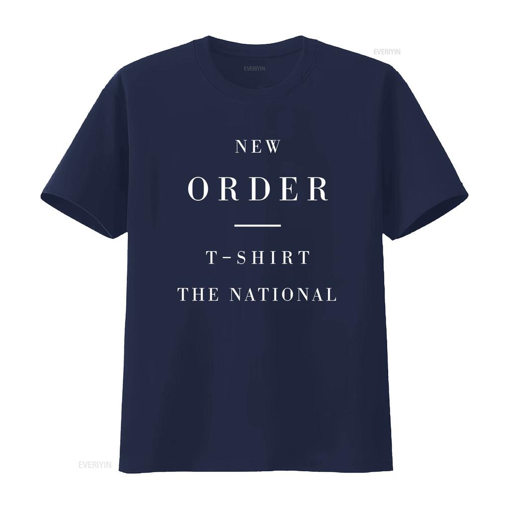 Футболка New Order The National Размер X Large Винтажная Растягивающаяся Дизайнерская Одежда Удобная Универсальная Дышащая Стильная
