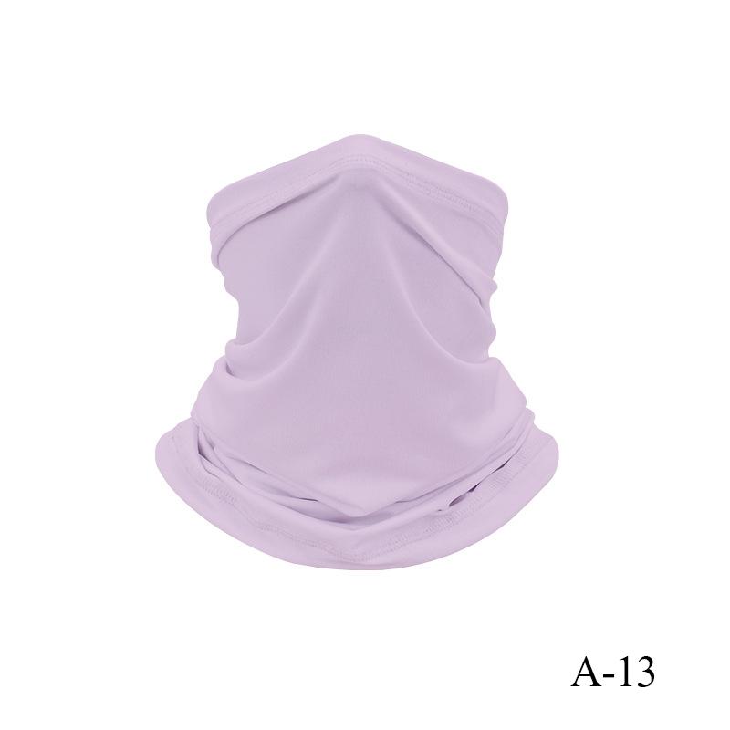 Защита от ультрафиолета Ice Silk Face Cover Neck Tube Outdoor Sports Bandana Scarf Дышащий шарф для пешего туризма Neck Gaiter Bandana