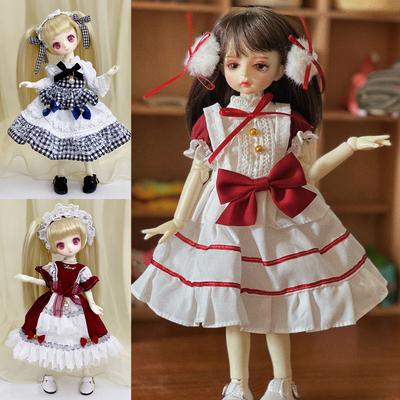 Одежда для кукол для 1/6 Bjd Одежда Куклы Платье Игрушка Кукла для девочки Подарок Подбор цвета Толстовки Аксессуары для кукол