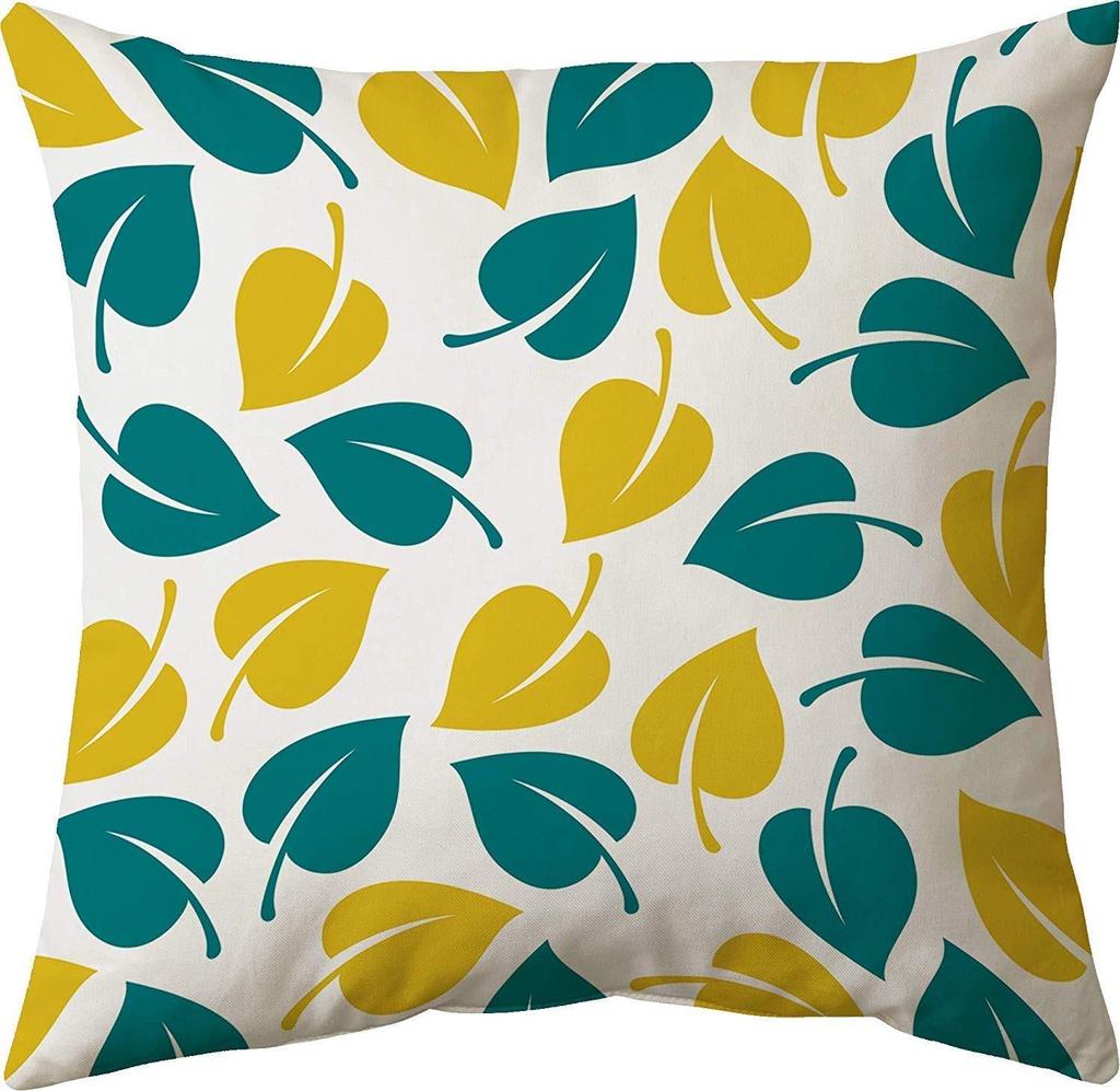 Набор из 5 многоцветных декоративных наволочек из джута ручной работы - CC14 - (12 дюймов x 12 дюймов)