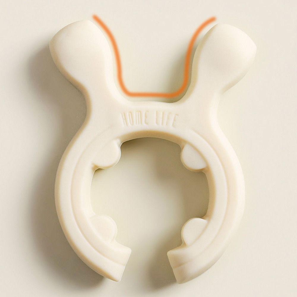 High Temperature Resistance Silicone Spatula Rack Anti Overflow Pot Clip for Kitchen Gadget