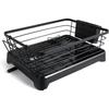 Sikobin Dish Dish Блюдо из нержавеющей стали с боковой раковиной Автоматический поднос для воды Подставка для разделочной доски с палочками Natural Easy Large Ширина 39 x Высота 10 x Глубина см