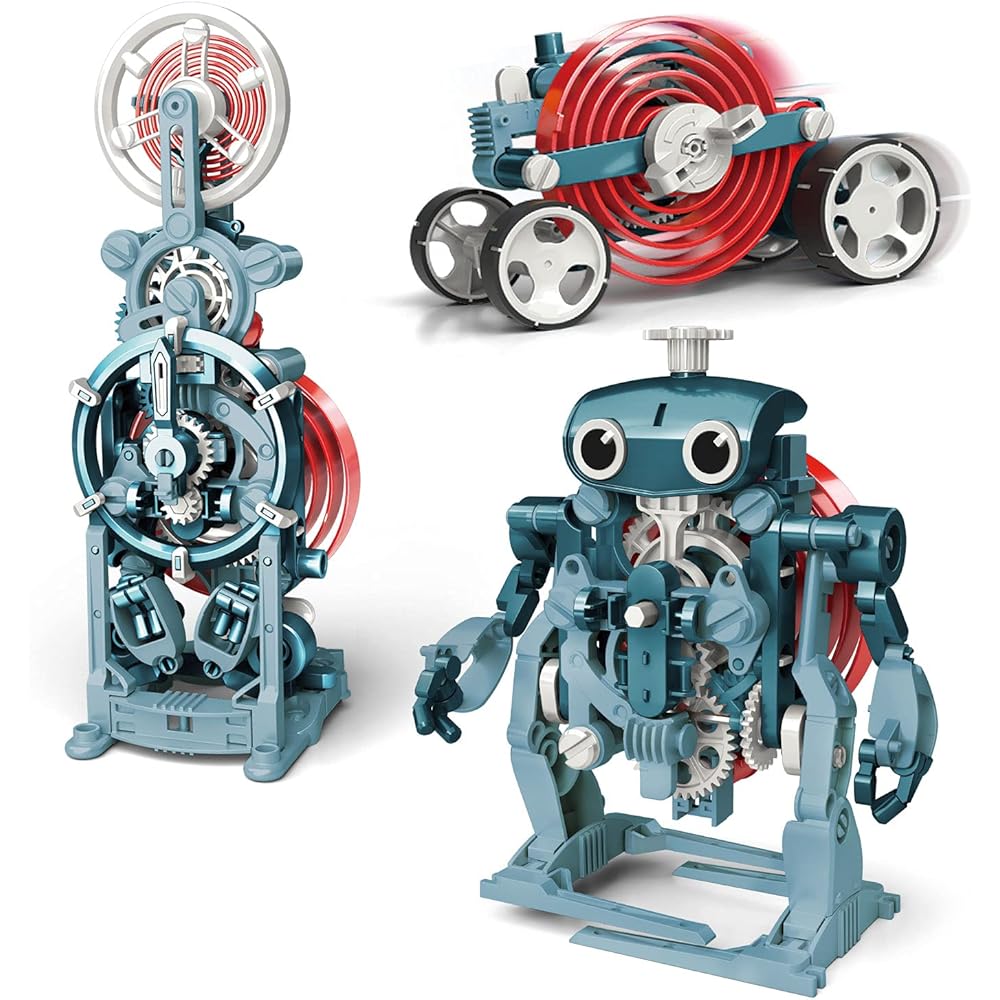 Zengai Robotime Заводной Робот-Сборка Игрушка Образовательный STEM Конструктор