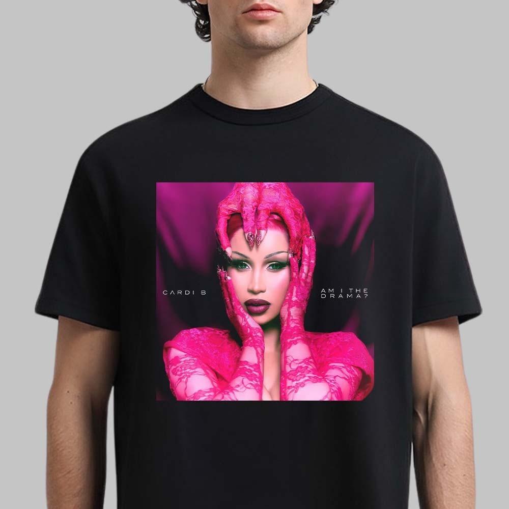 Cardi B Alternate Am I The Drama Album Cover Unisex T-Shirt Gift for Friends All
