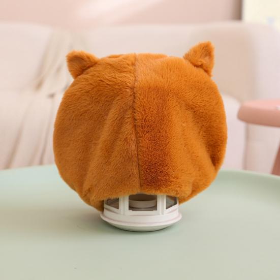 Милая мультяшная шляпа, головной убор, 3D пушистая плюшевая сова, аксессуары для волос, шляпа для выступлений, костюм для вечеринки, аксессуары для косплея