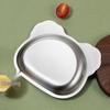 Детская тарелка из нержавеющей стали с рисунком